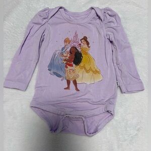 Little Sleepies Disney Castle Daydream Bodysuit 0-3M HTF EUC Puff Sleeve